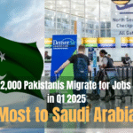 Over 172,000 Pakistanis Migrate for Jobs Abroad in Q1 2025, Most to Saudi Arabia