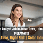 Compliance Analyst Job in Johar Town, Lahore | Rs 80K–140K/Month | Full-Time, Night Shift | Solar Industry