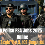 Punjab Police PSA Jobs 2025 – Apply Online | Scale 7 & 9, ICS Required